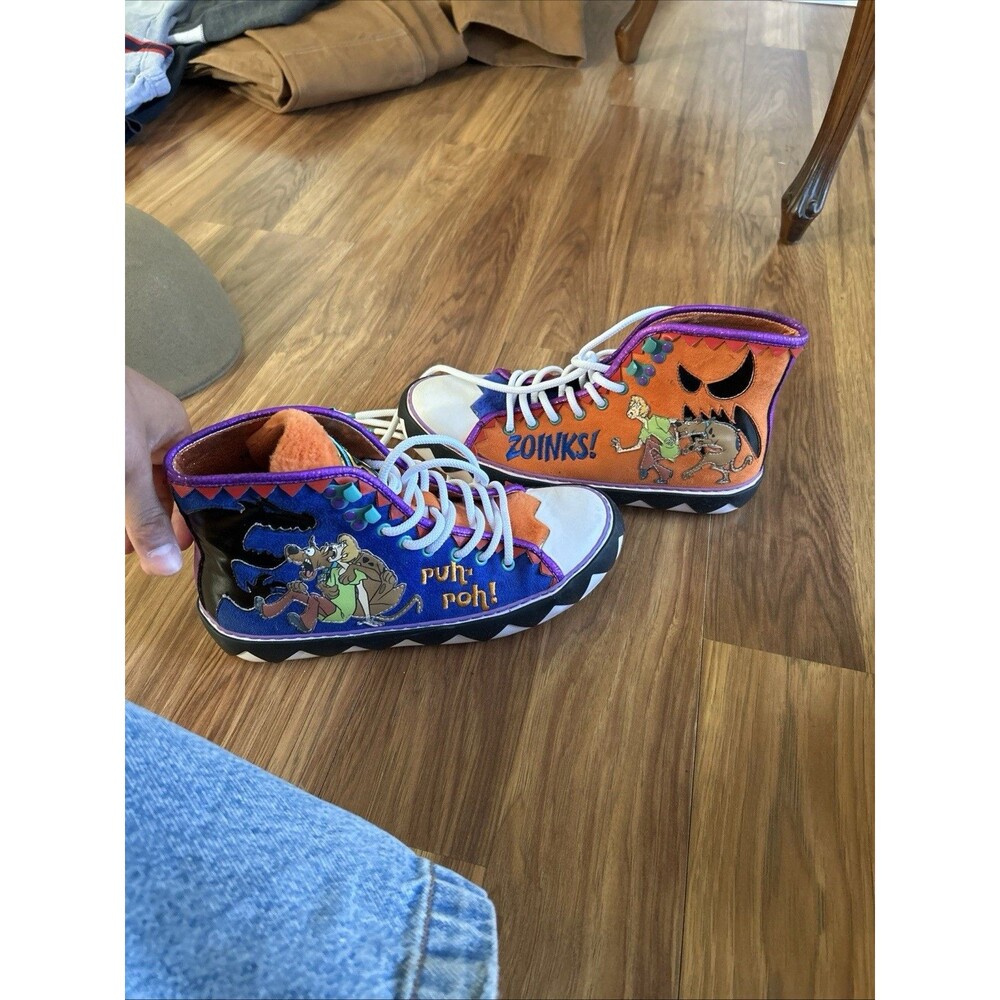 Irregular Choice Scooby-Doo Zoinks Trainers Mismatched Shoes Rare Size 39 US 8